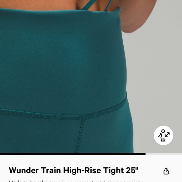 LULULEMON PERFECT CONDITION WUNDER TRAIN HIGH RISE LEGGINGS - Picture 4 of 7